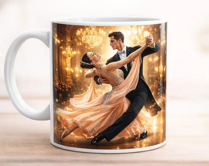 Elegant Ballroom Dance Mug