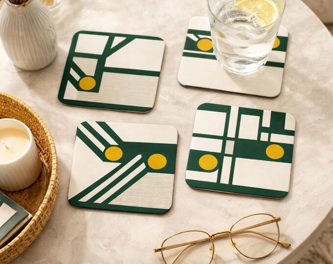 Geometric Coasters Set