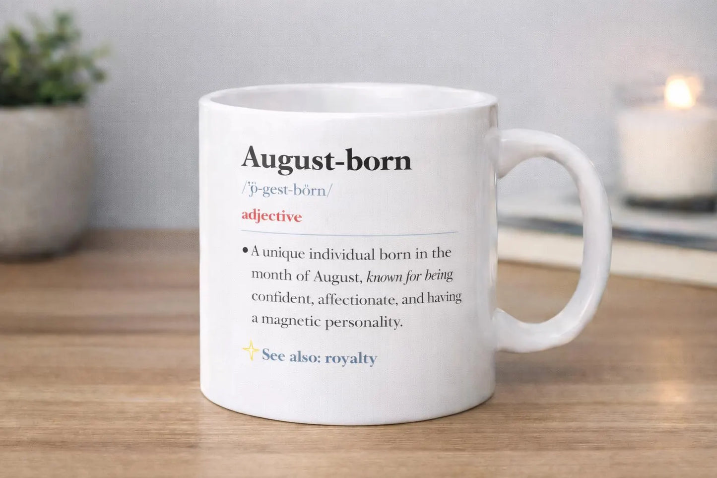 Birth Month Definition Mug