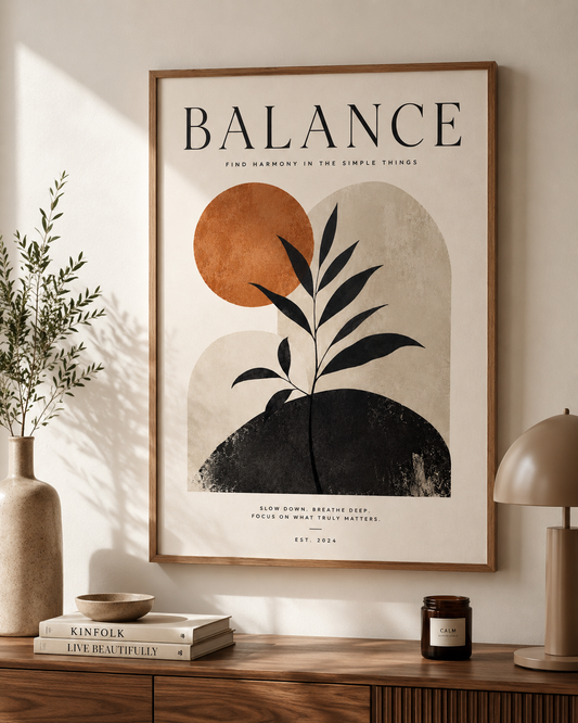 Balance Minimalist Wall Art