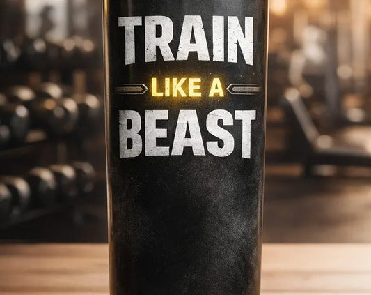 Train Like A Beast Fitness Tumbler