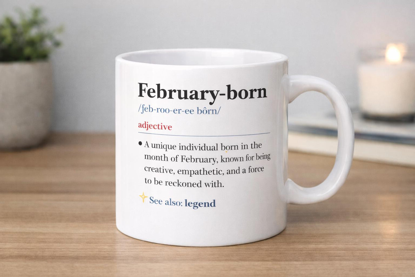 Birth Month Definition Mug