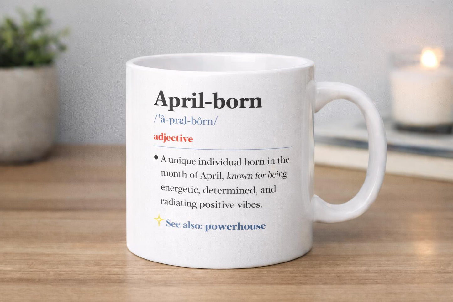 Birth Month Definition Mug