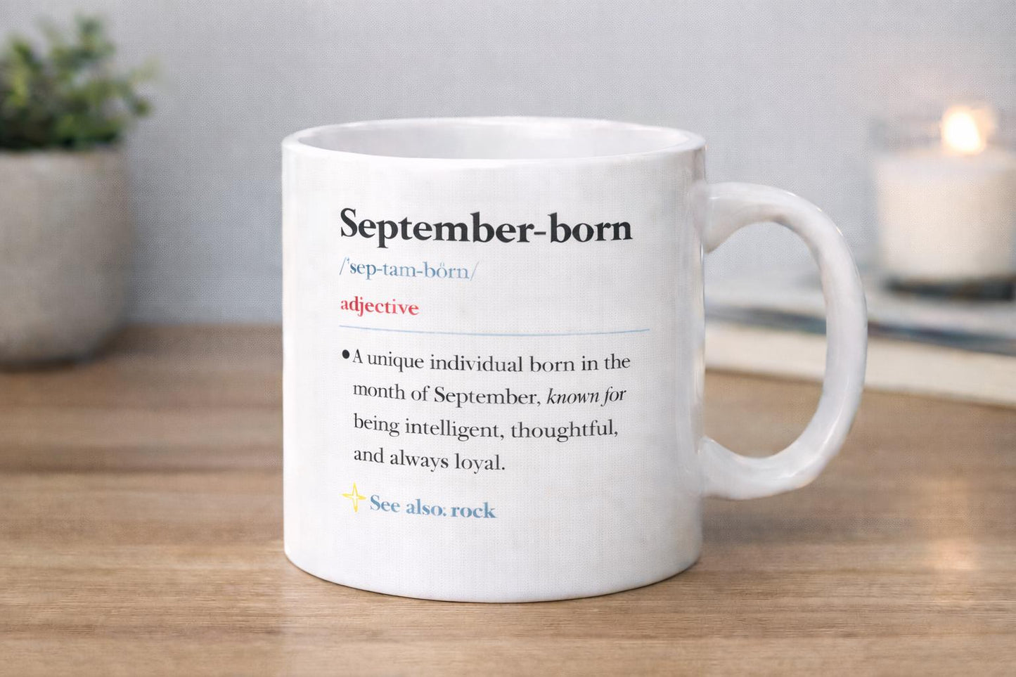 Birth Month Definition Mug