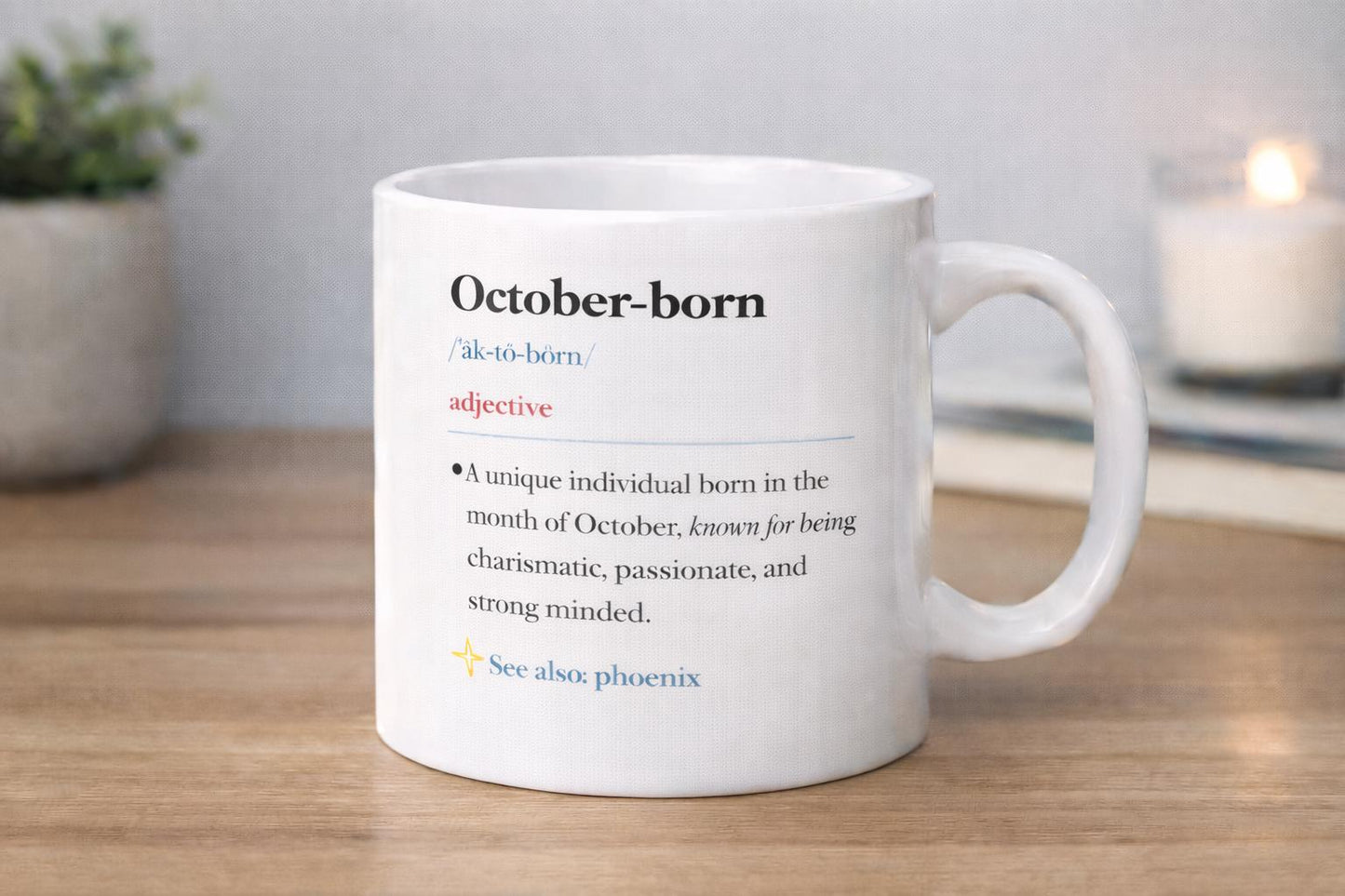 Birth Month Definition Mug