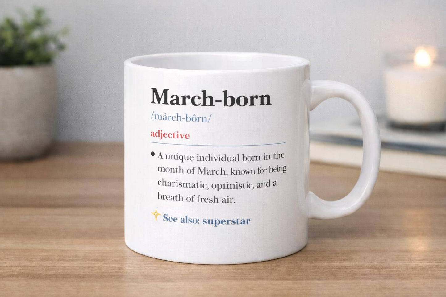 Birth Month Definition Mug