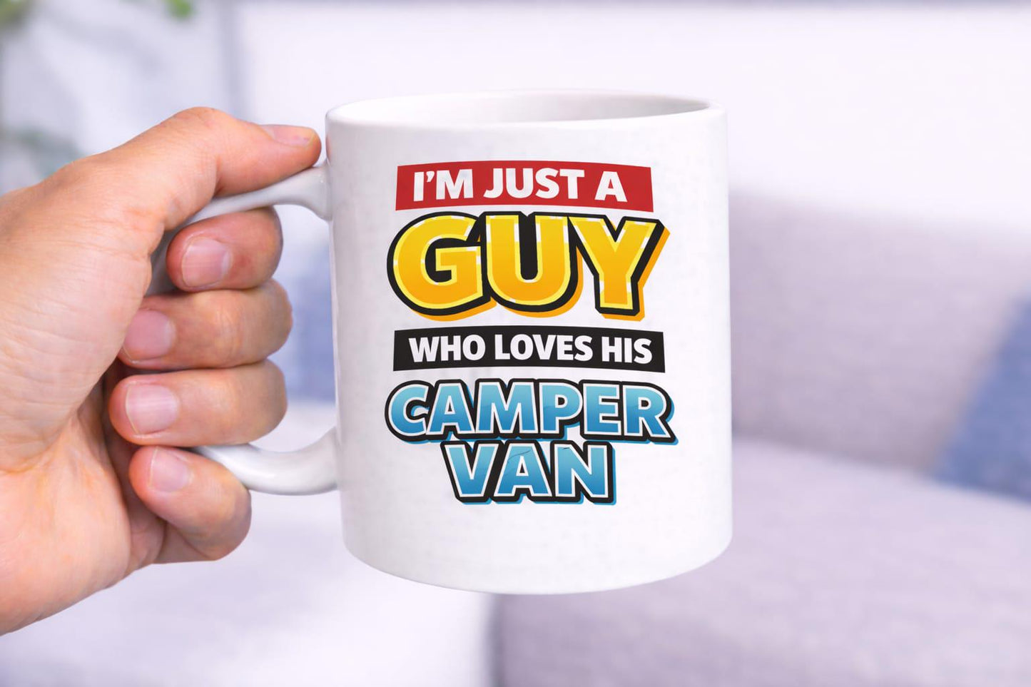 I'm Just A Guy Funny Personalised Mug