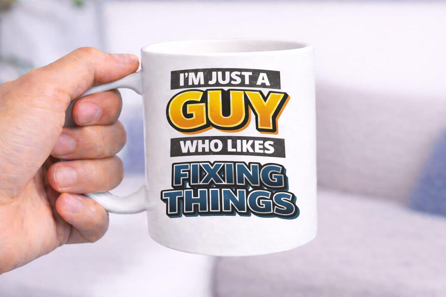 I'm Just A Guy Funny Personalised Mug