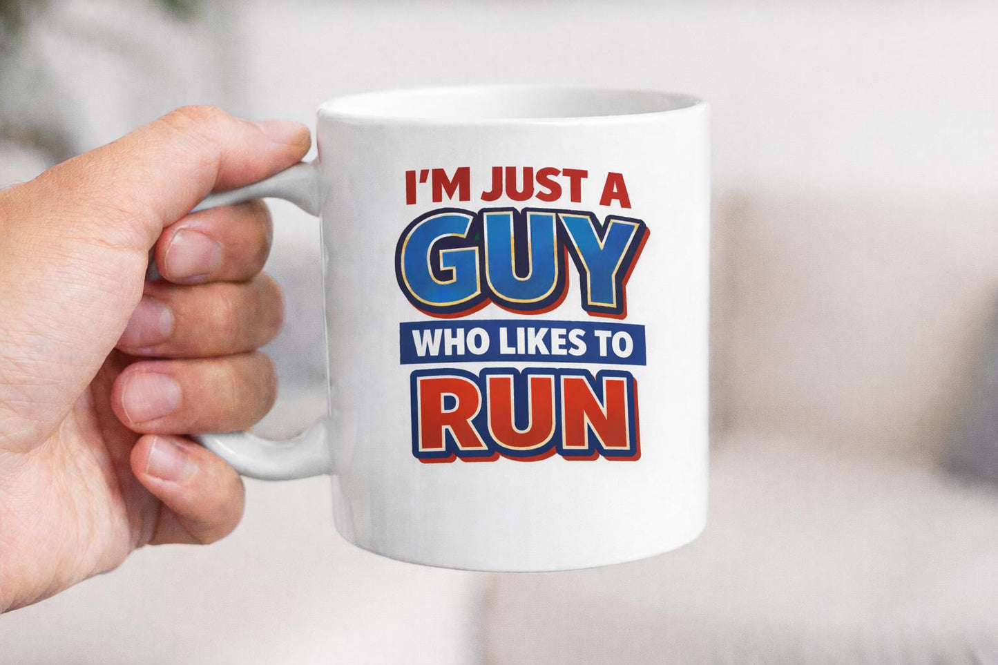 I'm Just A Guy Funny Personalised Mug