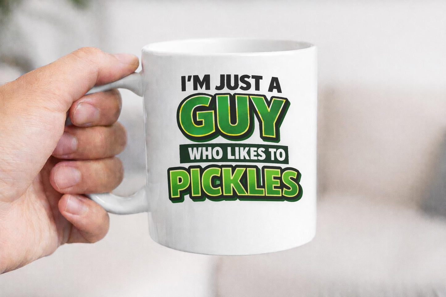 I'm Just A Guy Funny Personalised Mug