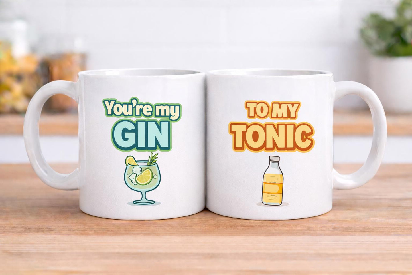 You're My Tea To My Gin Matching Mug Set