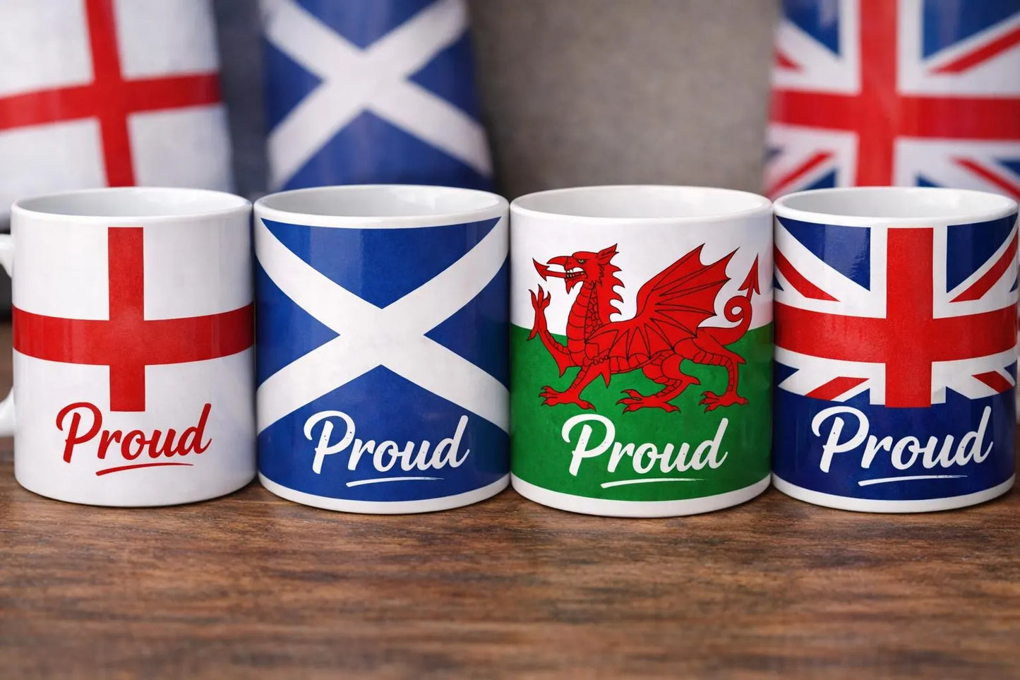 Proud British Mug UK Flags