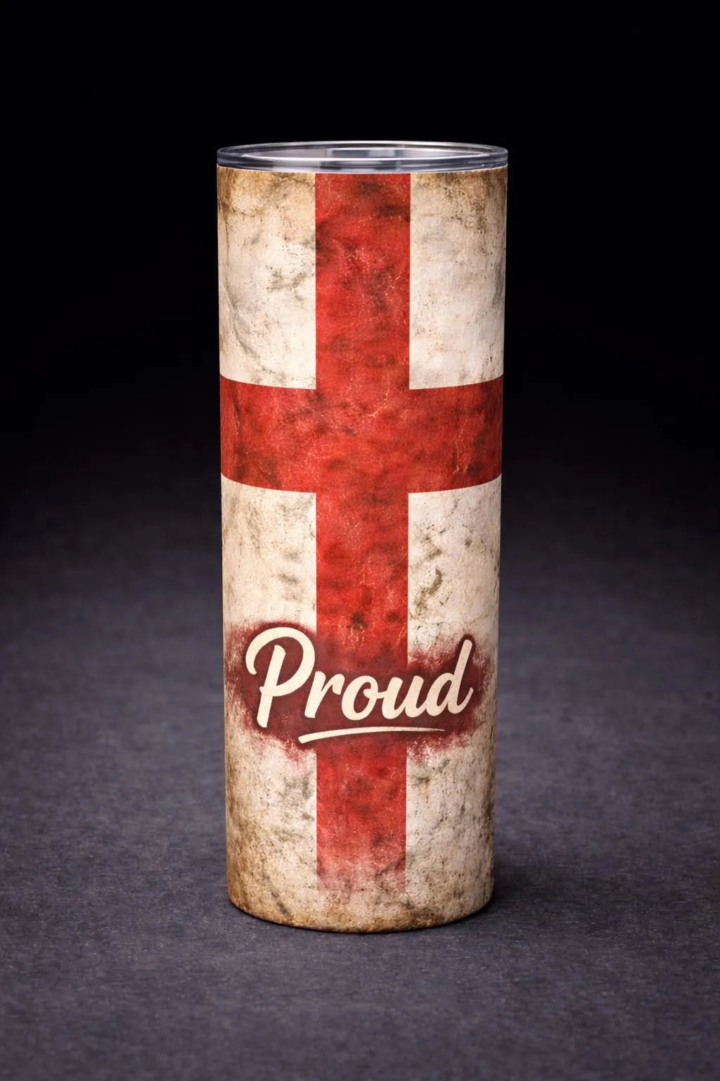 Proud UK Flag 20oz Slim Tumbler