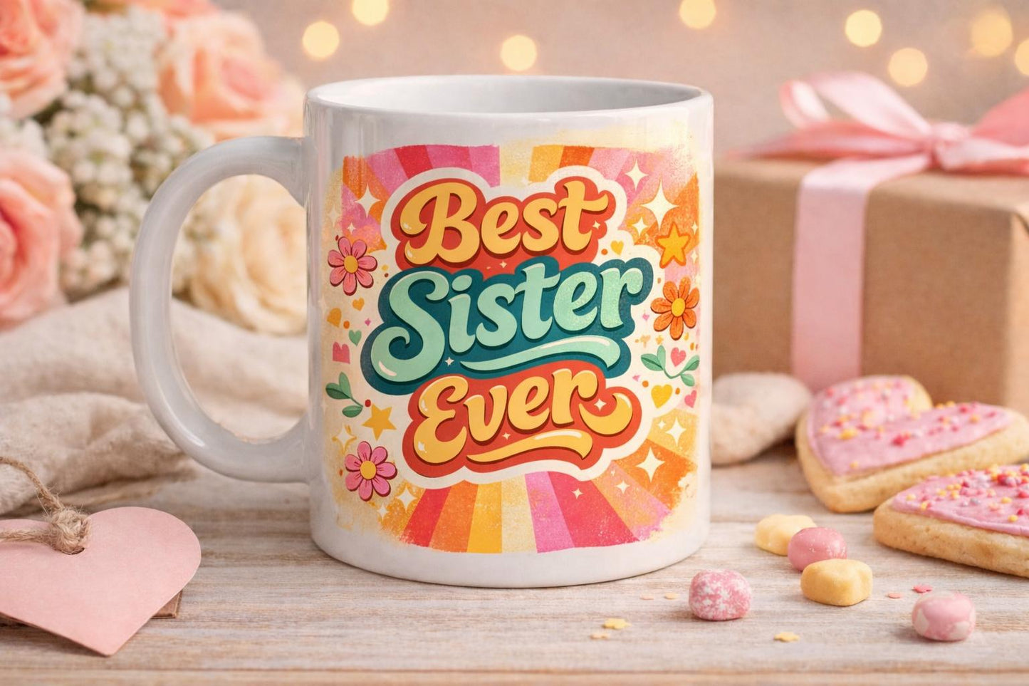 Best Mum Ever Retro Mug