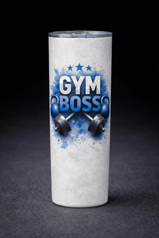 Gym Boss 20oz Stainless Steel Tumbler