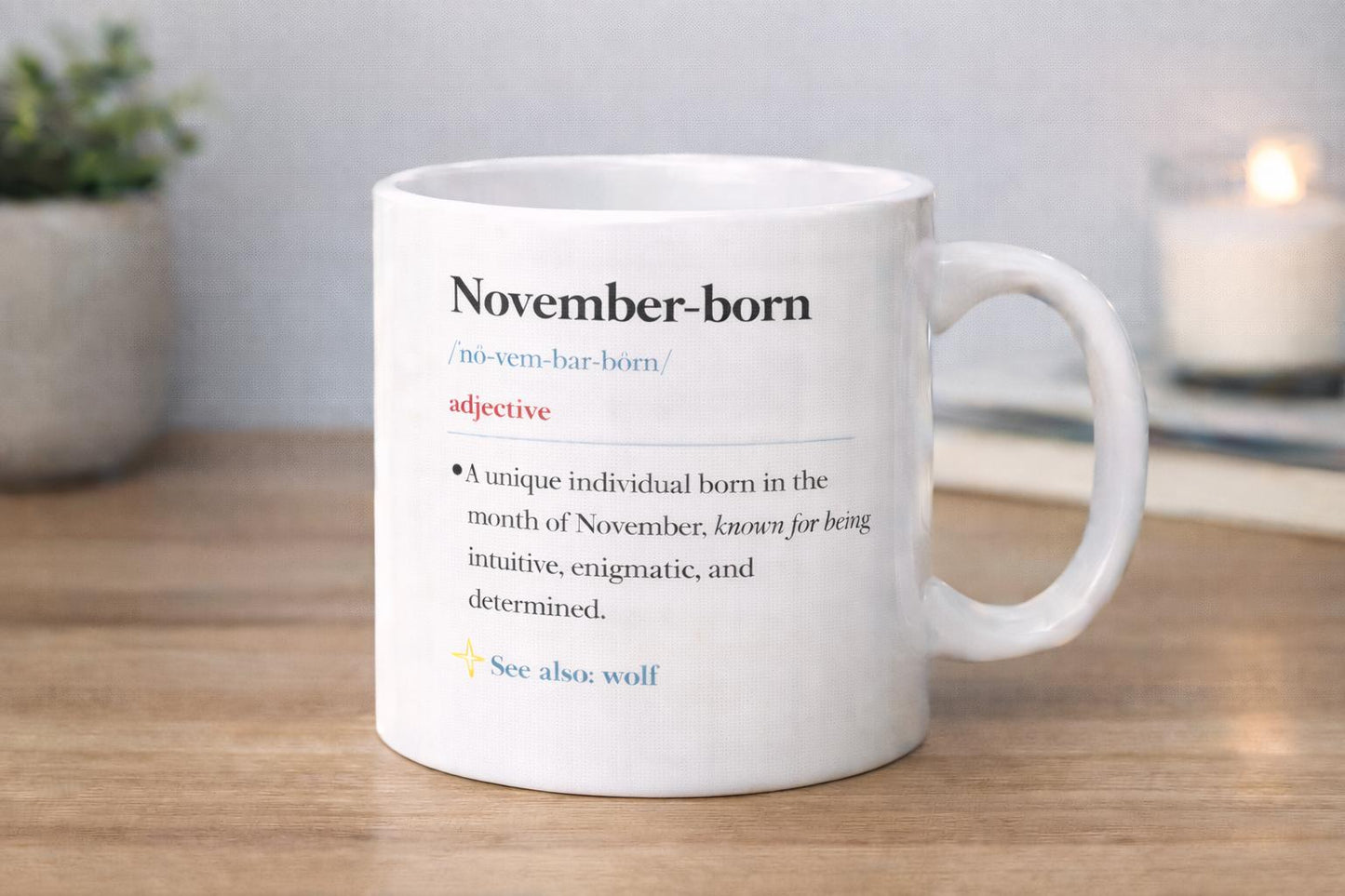 Birth Month Definition Mug