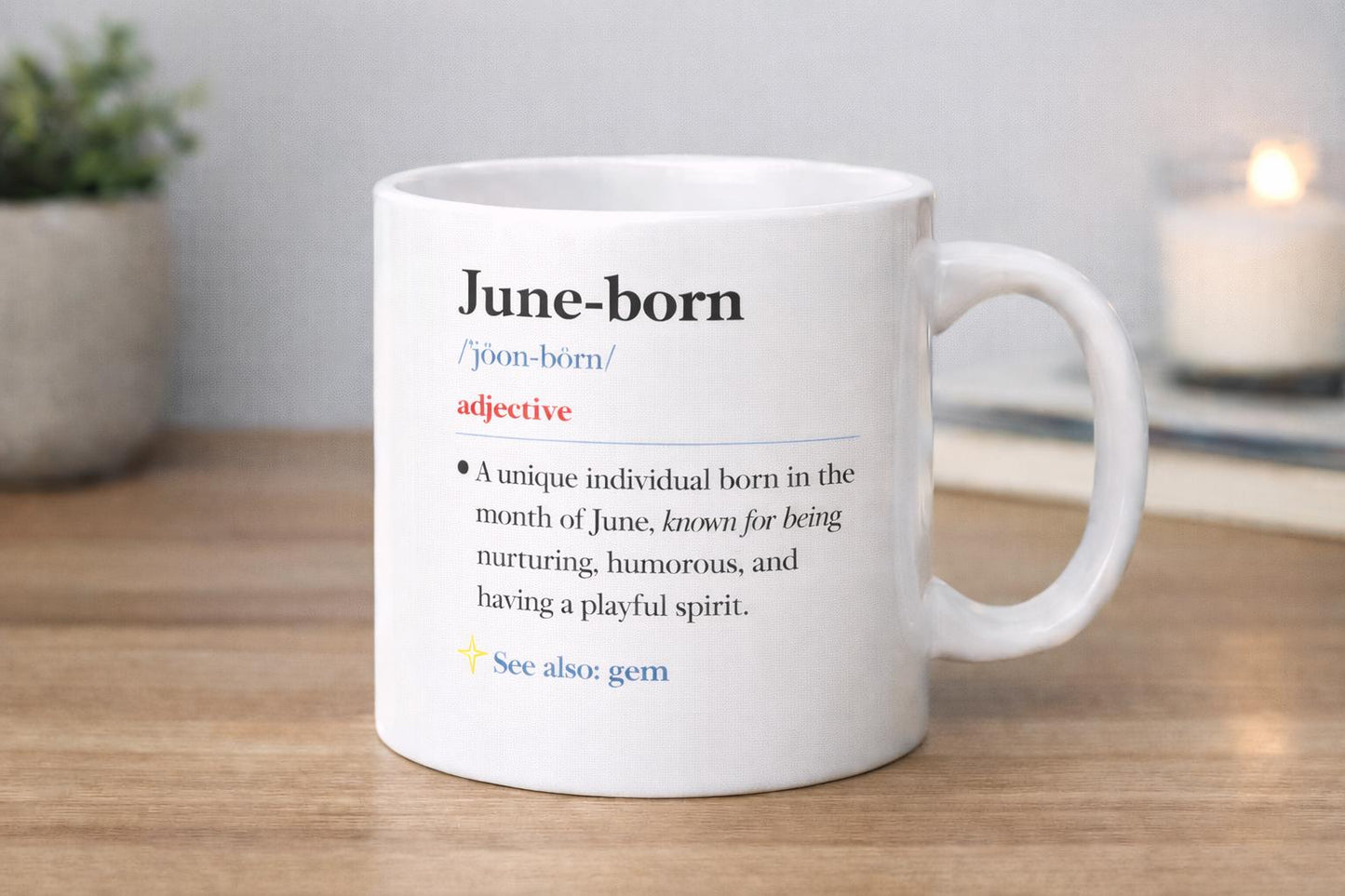 Birth Month Definition Mug