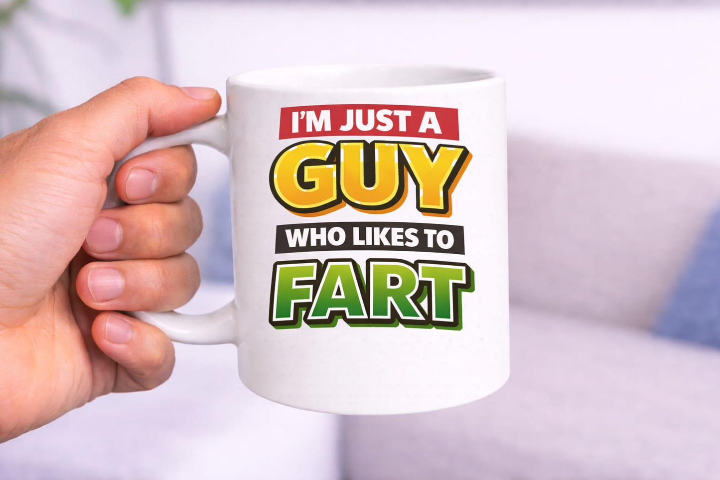 I'm Just A Guy Funny Personalised Mug