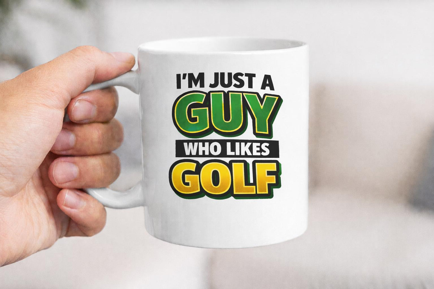 I'm Just A Guy Funny Personalised Mug