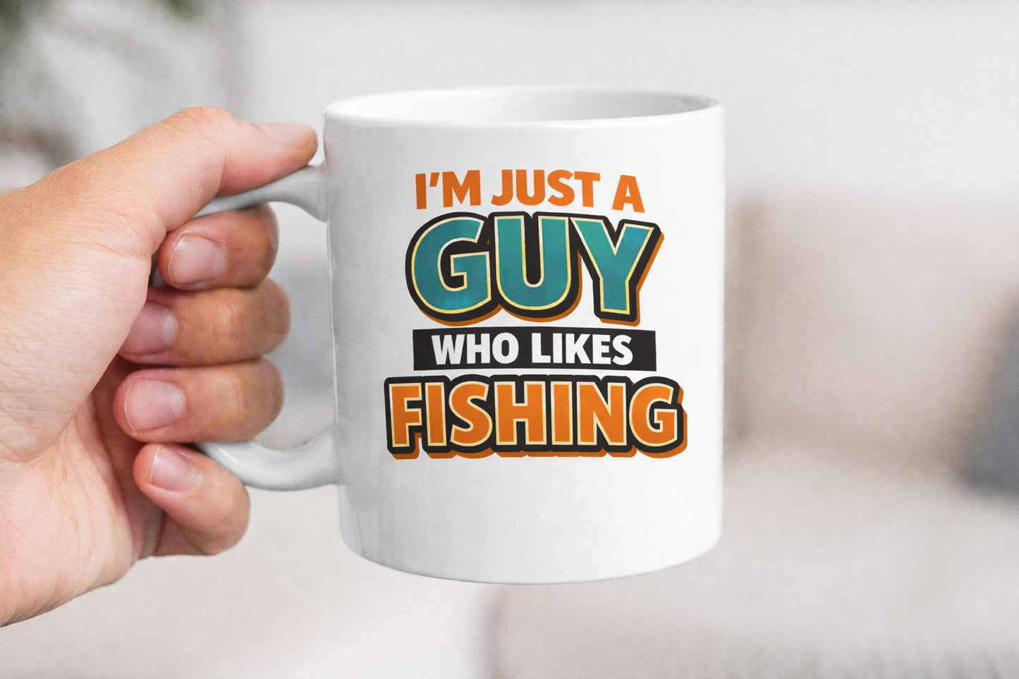 I'm Just A Guy Funny Personalised Mug