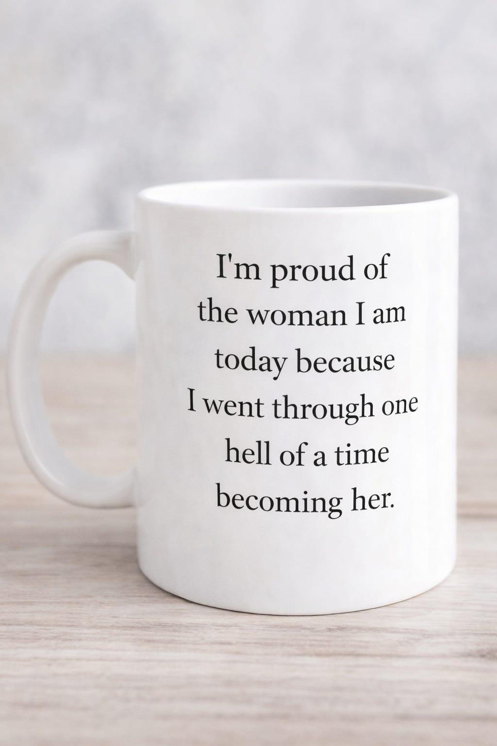 I'm Proud Of The Woman I Am Mug
