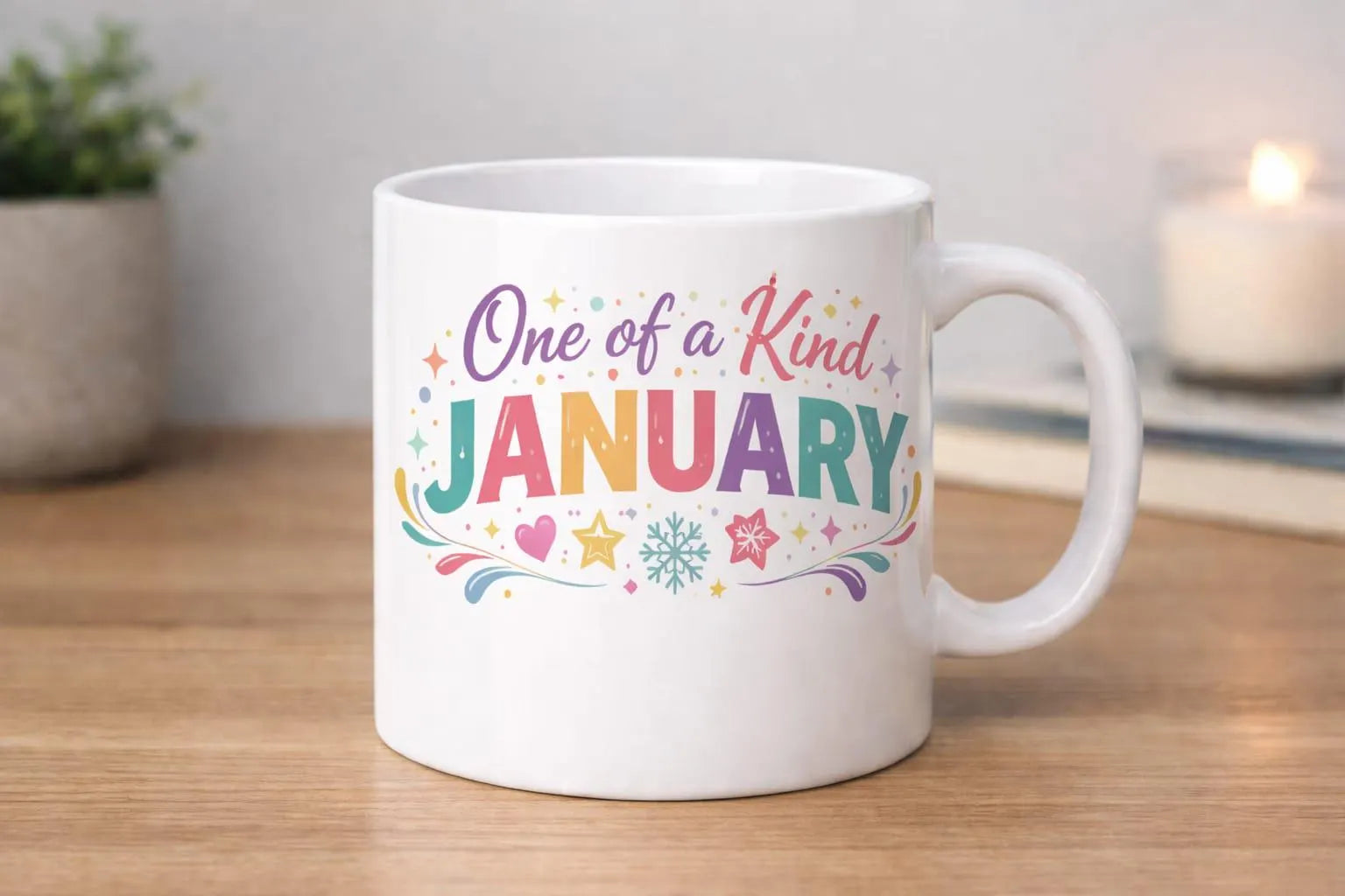 One of a Kind January Birthday Mug
