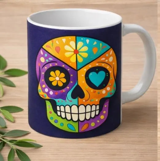 Sugar Skull Mug Set Day of the Dead