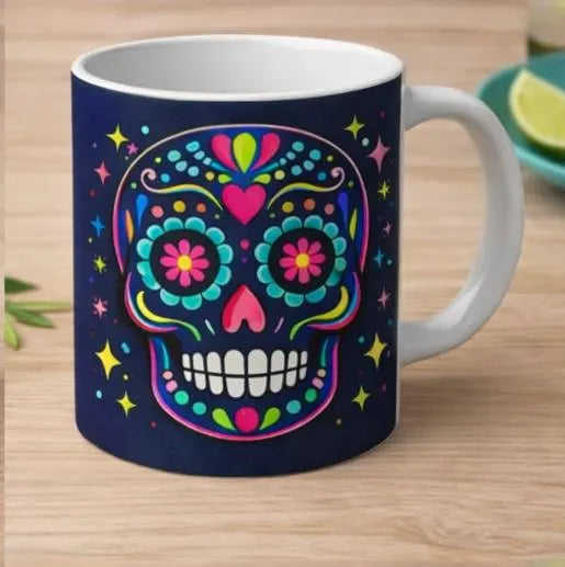 Sugar Skull Mug Set Day of the Dead